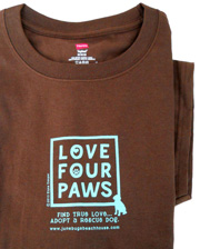 Love Four Paws T-shirt