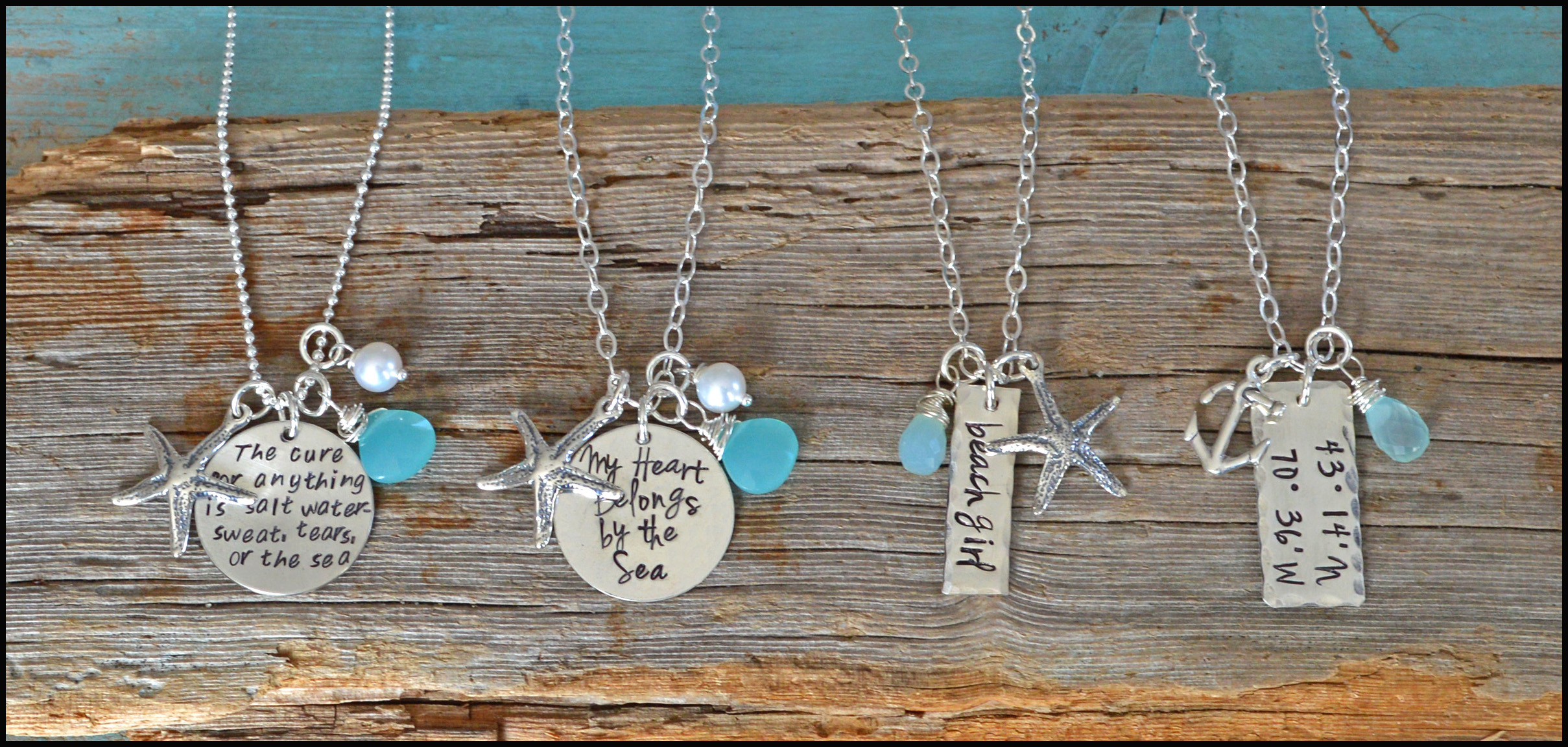 Hand Stamped Necklaces